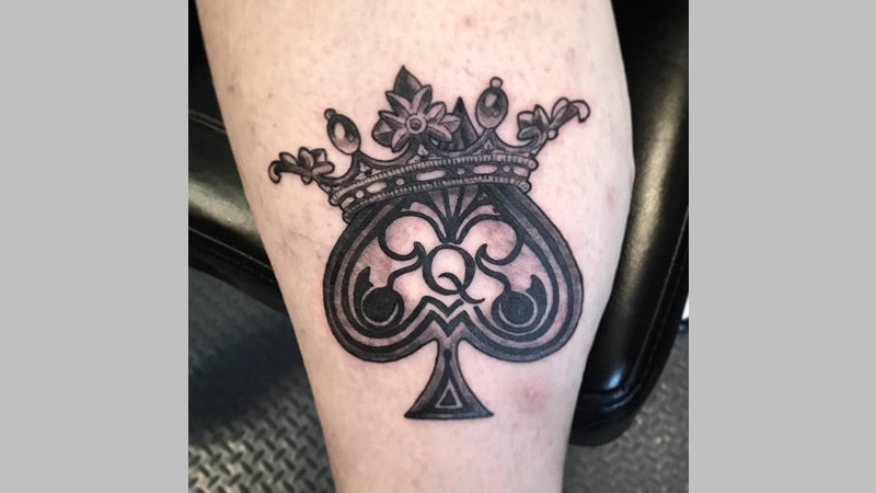 Queen of Spades Tattoo Meaning and Amazing Design Ideas
