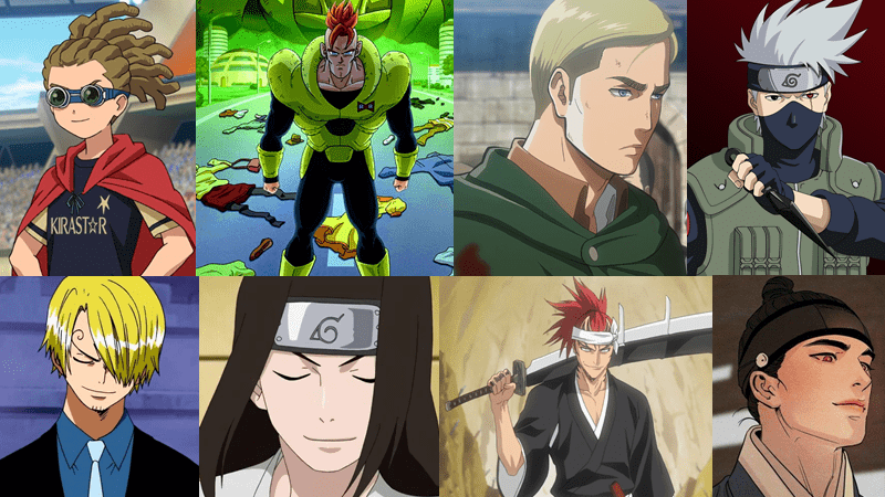 anime male hairstyles