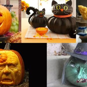 scary pumpkin faces